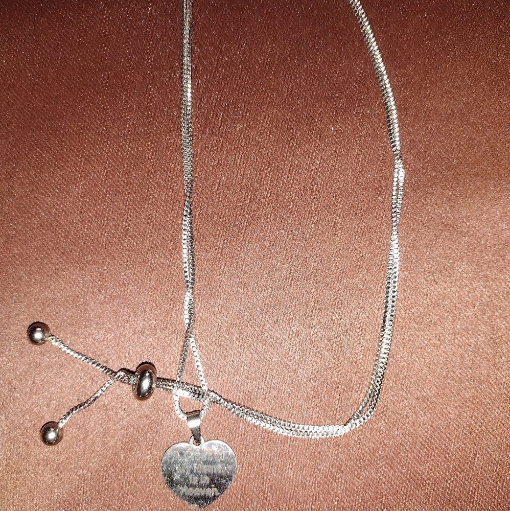 "A piece of my heart is in heaven" Necklace - Picture 10 of 12